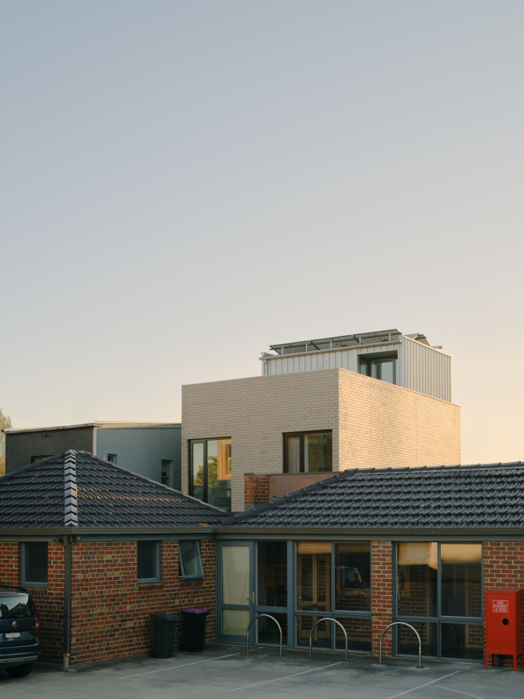 exterior rear