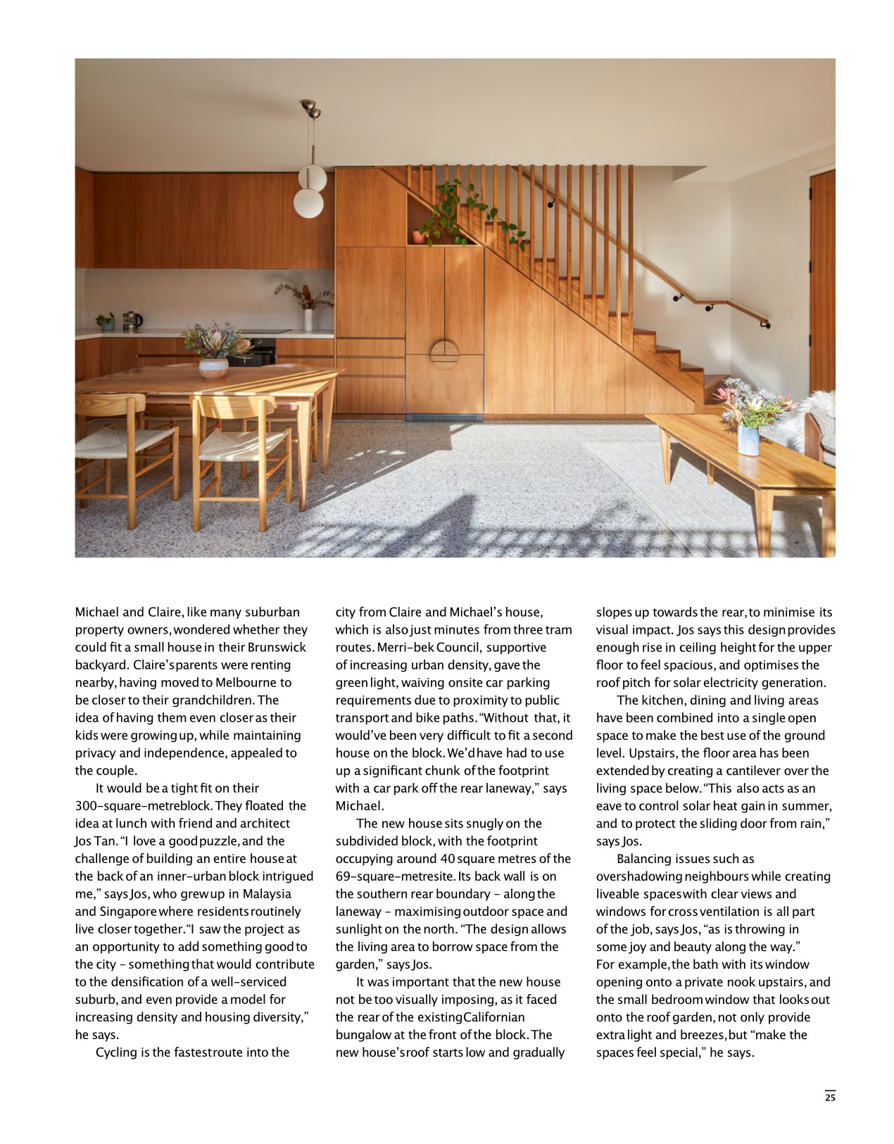 interior and main text